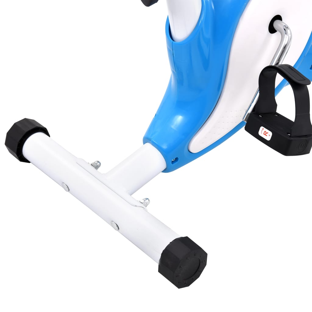 vidaXL Cyclette Ellittica con Cinghia di Resistenza Blu