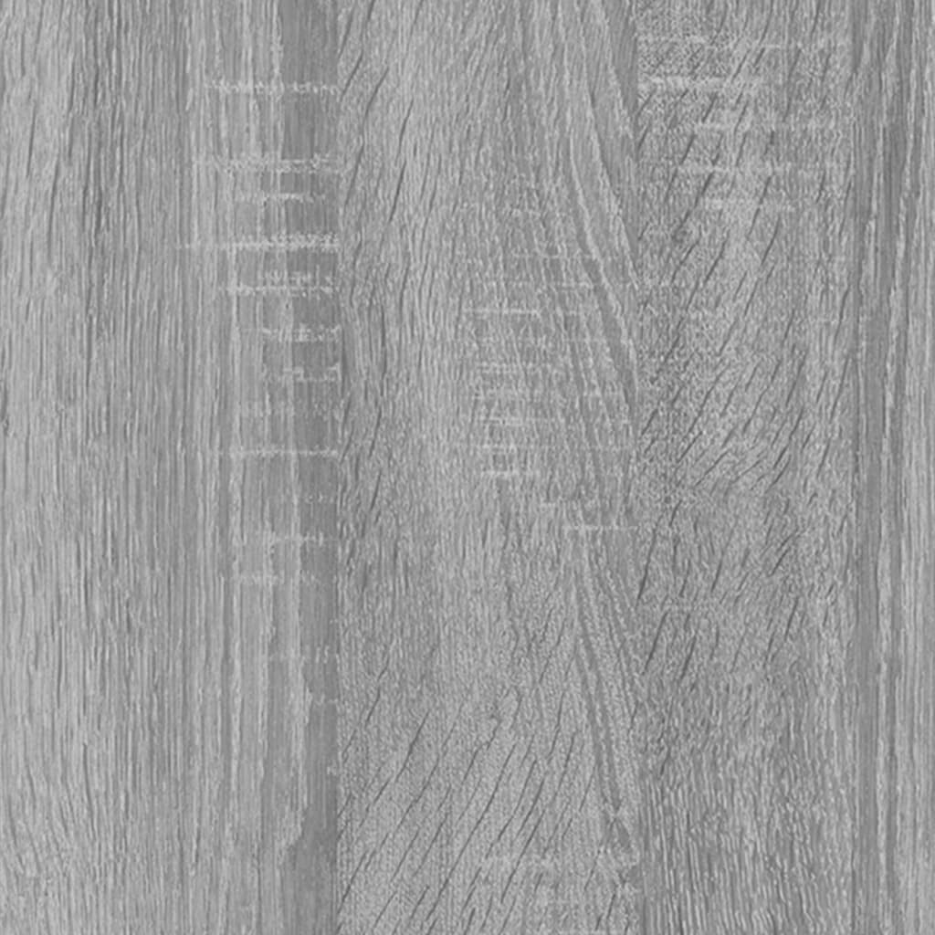 vidaXL Credenza Grigio Sonoma 70x34x180 cm in Legno Multistrato