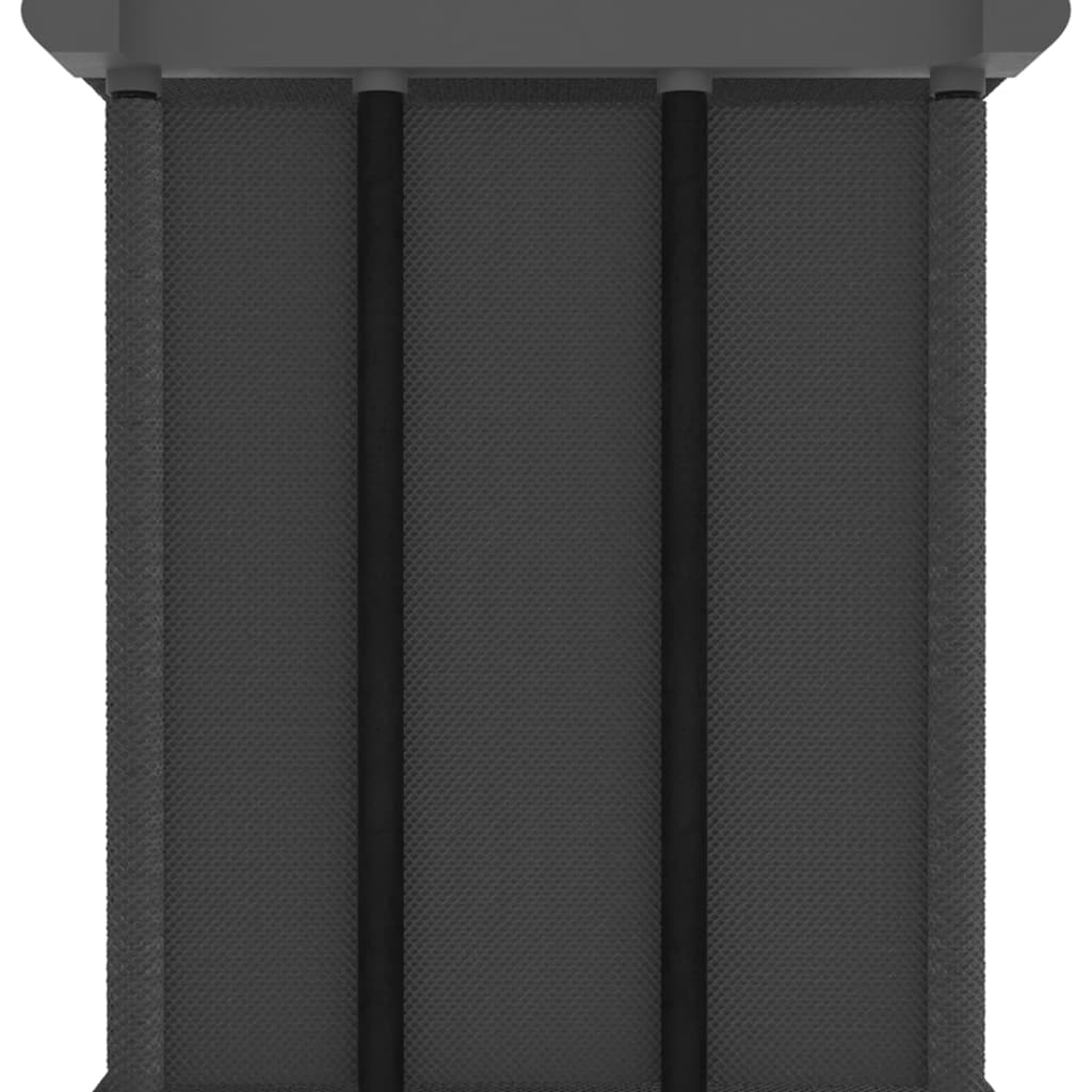 vidaXL Mobile per 9 Scatole a Cubo Grigio 103x30x107,5 cm in Tessuto