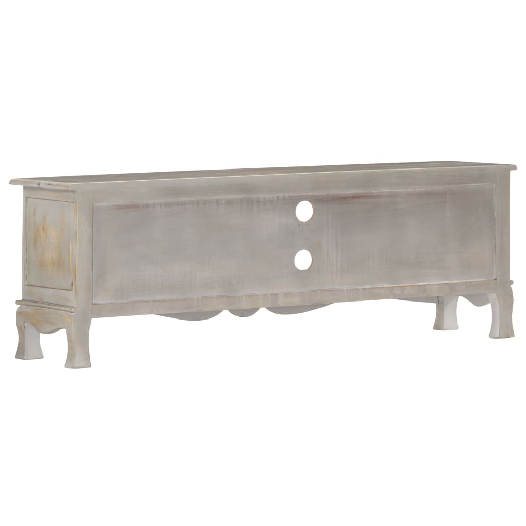 Mobile Porta TV 105x33,5x46 cm in Legno Massello di Mango vidaXL