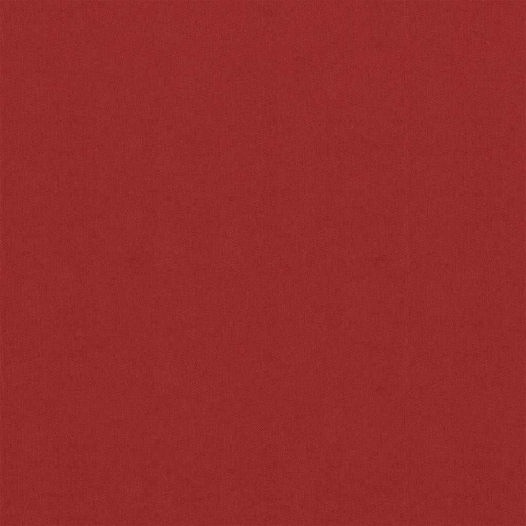 vidaXL Paravento da Balcone Rosso 90x500 cm in Tessuto Oxford