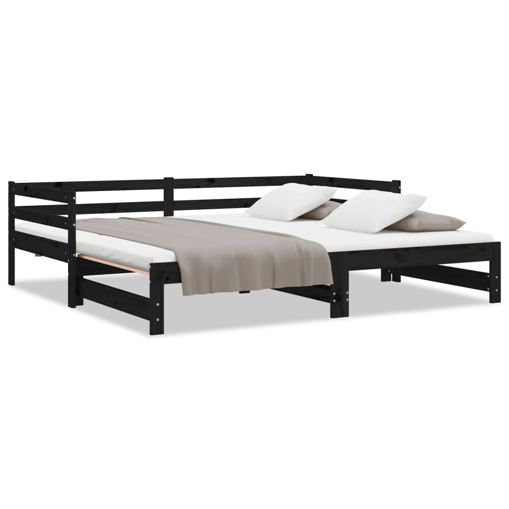 vidaXL Dormeuse senza Materasso 90x200 cm in Legno Massello di Pino