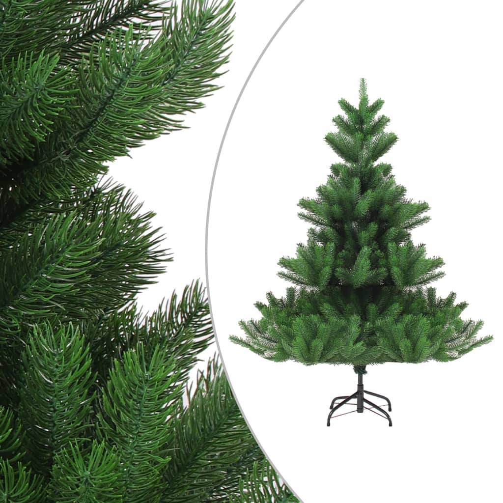 vidaXL Albero di Natale Artificiale Abete Nordmann Verde 210 cm