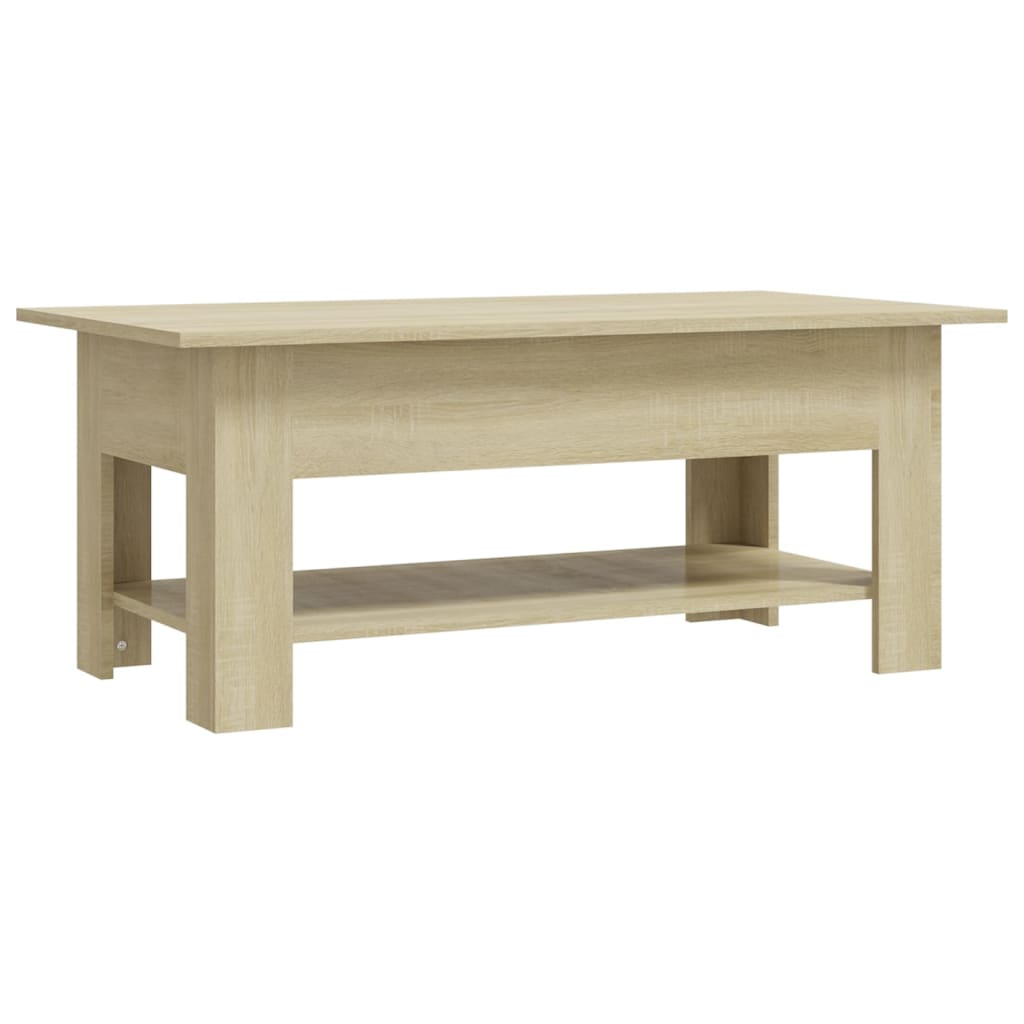 vidaXL Tavolino da Salotto Rovere Sonoma 102x55x42 cm in Truciolato