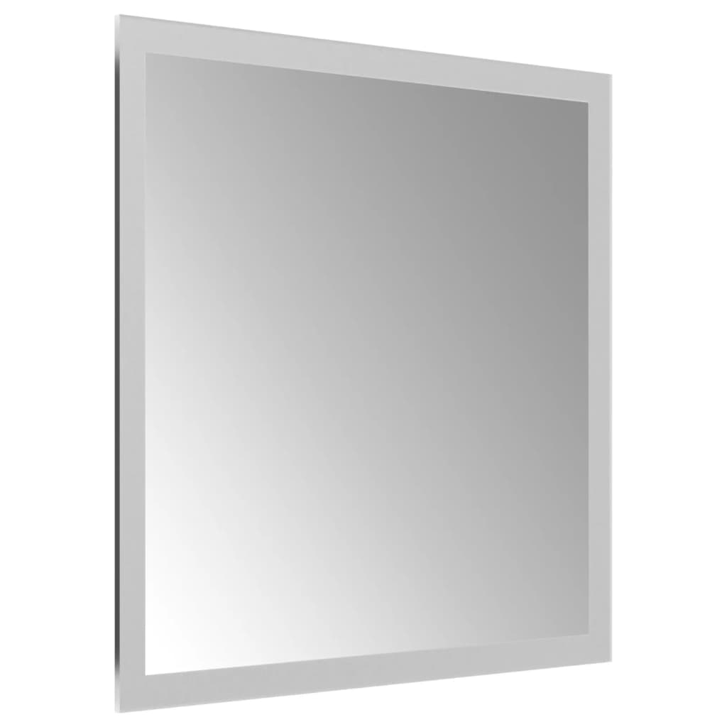 vidaXL Specchio da Bagno con Luci LED 30x30 cm