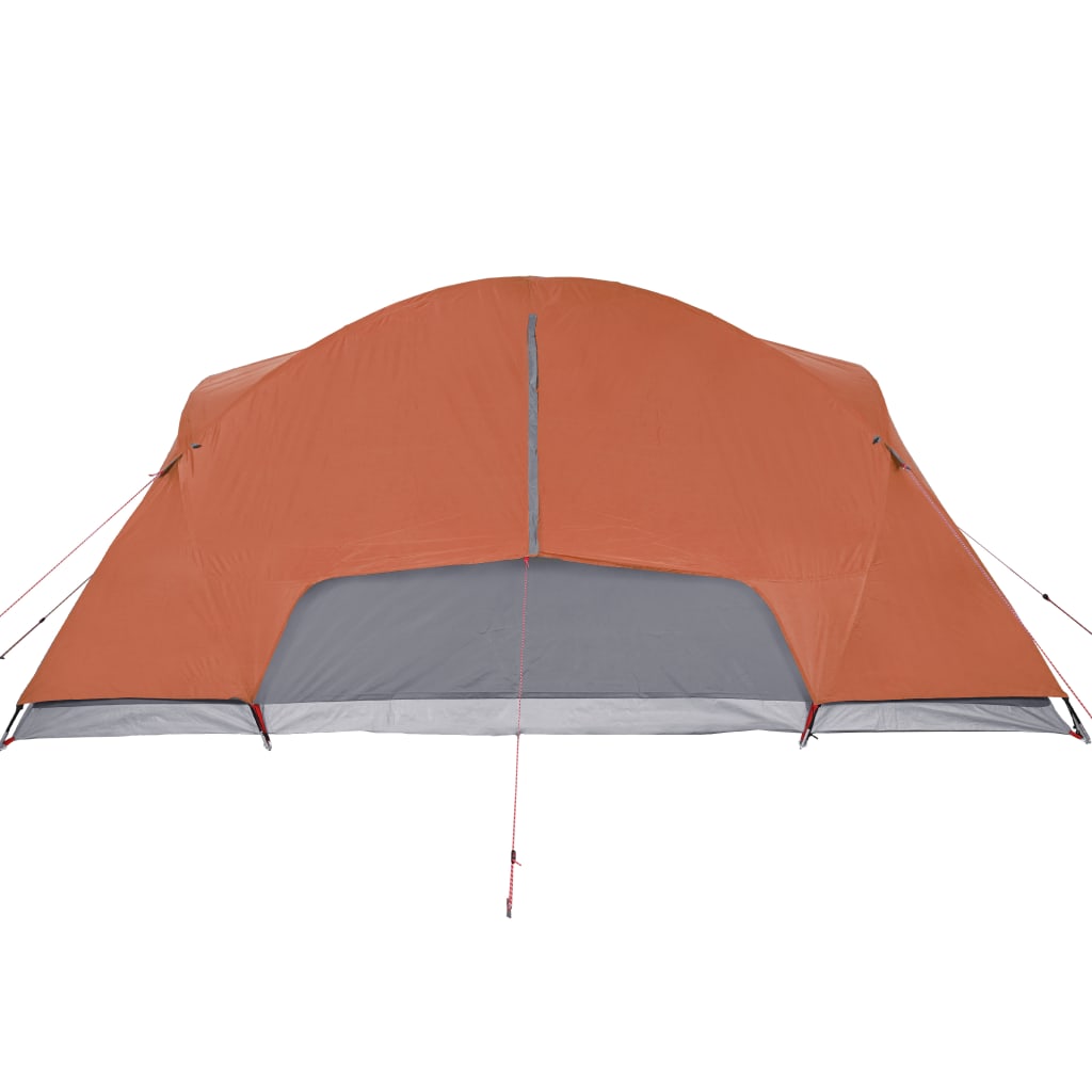 vidaXL Tenda da Campeggio Crossvent 8 Persone Grigio e Arancione
