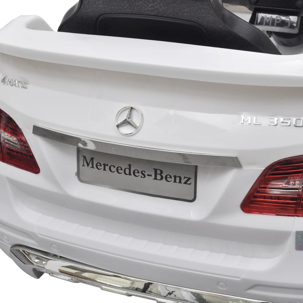 Macchina cavalcabile Mercedes Benz ML350 bianca 6V con telecomando