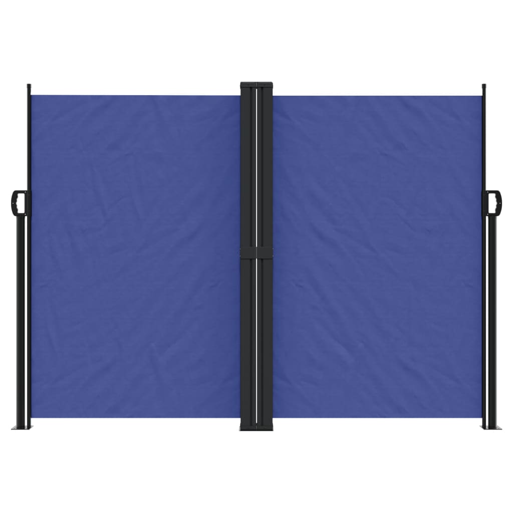 vidaXL Tenda da Sole Laterale Retrattile Blu 180x1200 cm