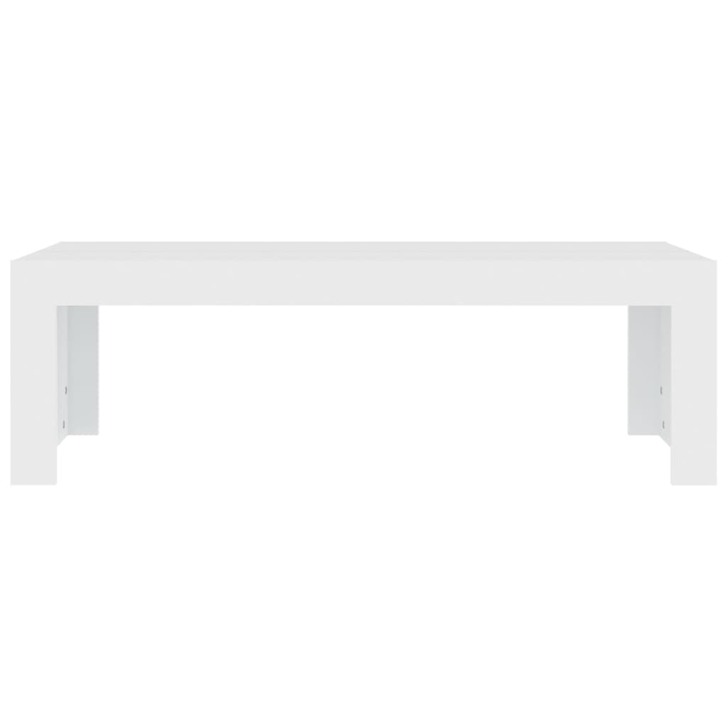 vidaXL Tavolino da Salotto Bianco 110x50x35 cm in Truciolato