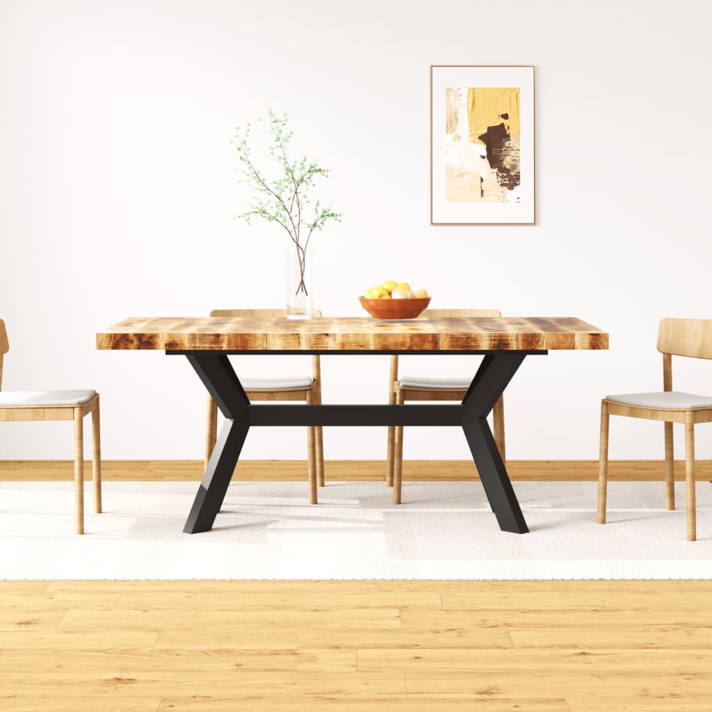 Tavolo Da Pranzo In Legno Massello Di Pino – 55x55x75 Cm, Finitura Cera Marrone, Stile Rustico E Minimalista Per Cucina E Sala Da Pranzo