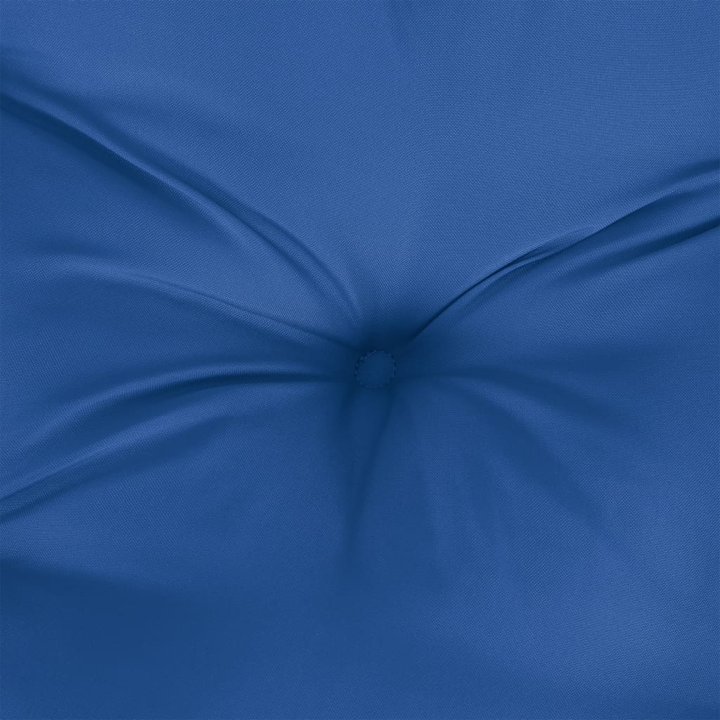 vidaXL Cuscino per Pallet Blu Reale 58x58x10 cm in Tessuto