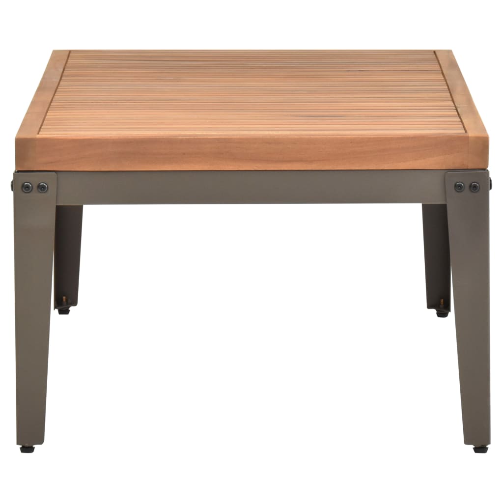 vidaXL Tavolino da Caffè per Giardino 110x55x36 cm Massello di Acacia