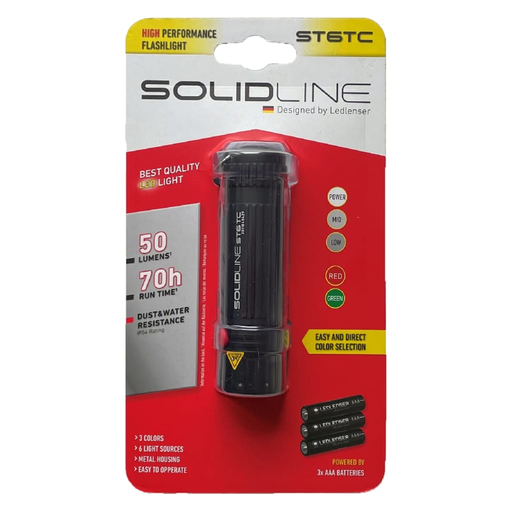 SOLIDLINE Torcia ST6TC con Clip 50 lm
