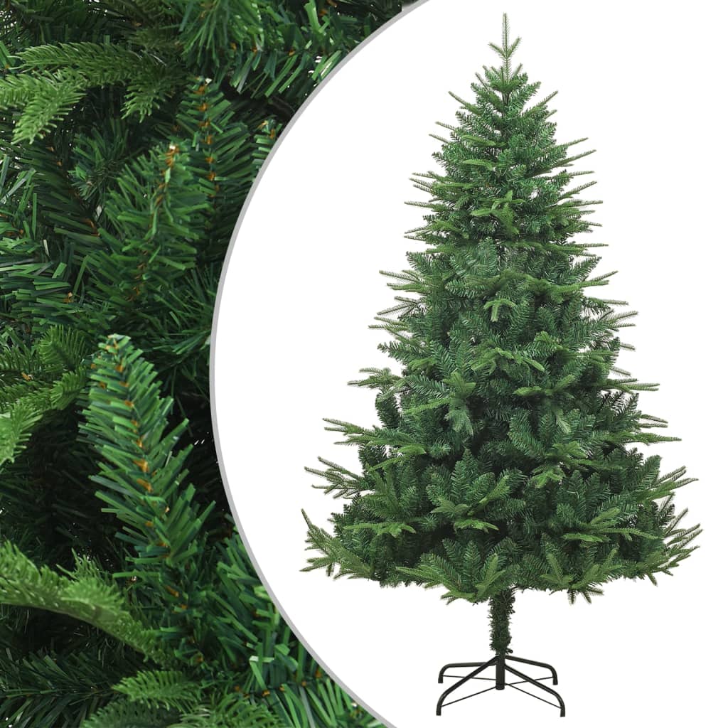 vidaXL Albero di Natale Artificiale Verde 150cm PVC e PE