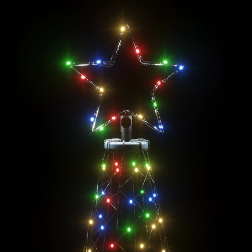 vidaXL Albero di Natale con Puntale Colorato 3000 LED 800 cm