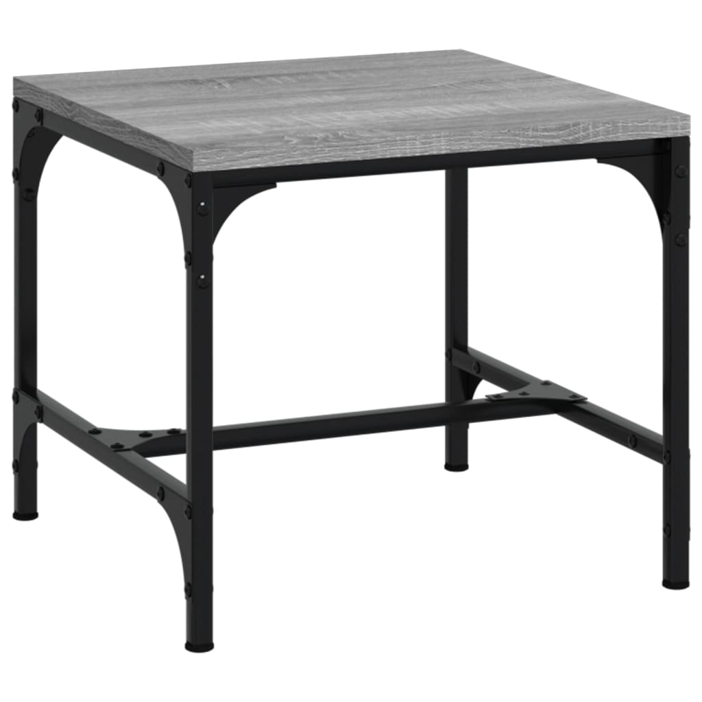 vidaXL Tavolino da Salotto Grigio Sonoma 50x50x35 cm Legno Multistrato