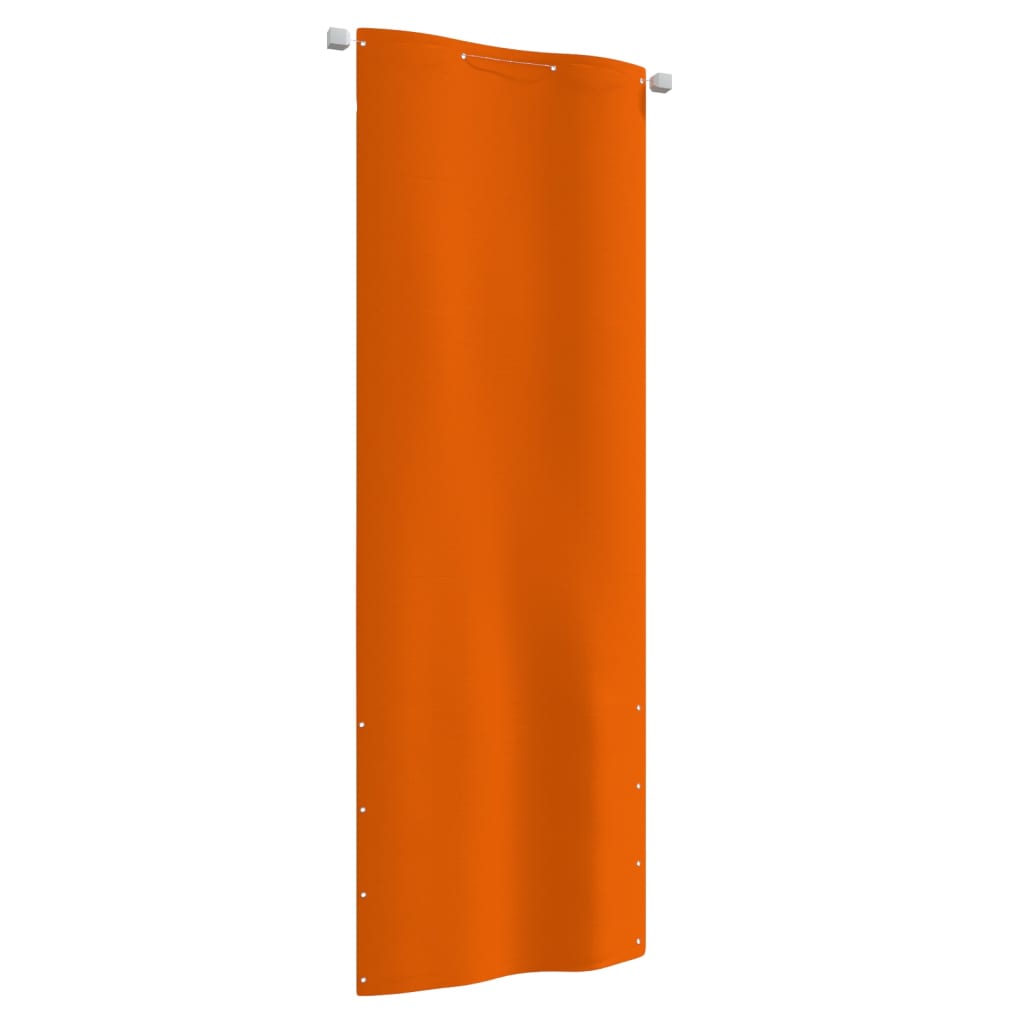 vidaXL Paravento per Balcone Arancione 80x240 cm in Tessuto Oxford
