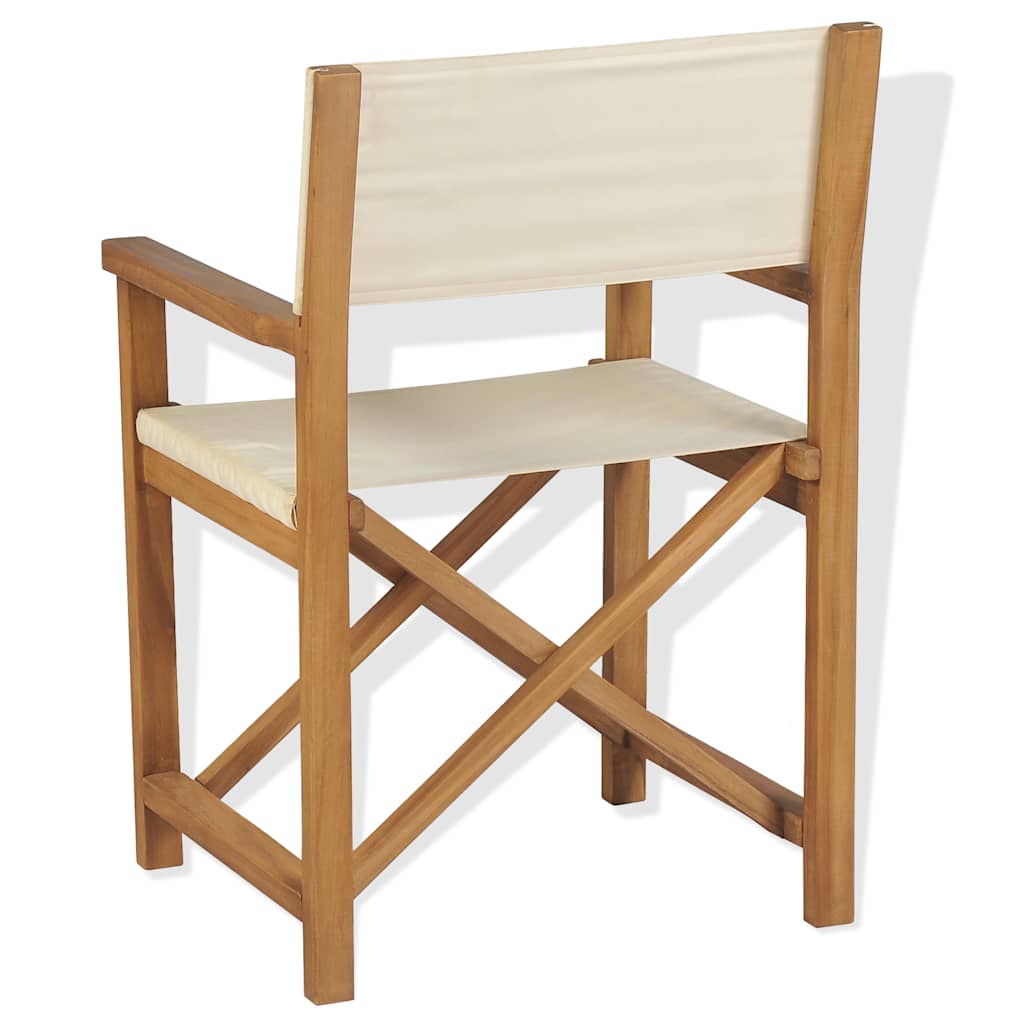 Sedia Pieghevole St Ives In Legno Di Mango – Blu – Per Spiaggia, Picnic, Giardino