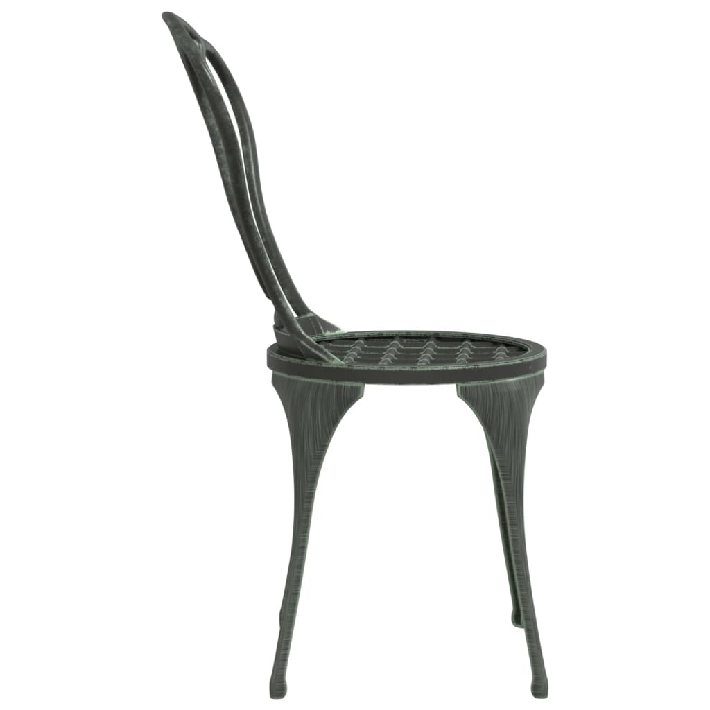Tavolo Da Giardino Bistrot In Plastica Resistente Con Finitura Di Colore Verde Vida Xl