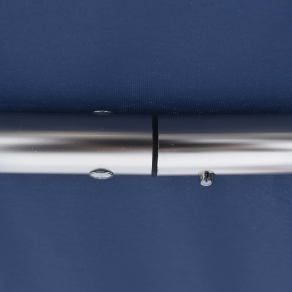 vidaXL Bimini di Prua con Tendalino a 3 Archi Blu 183x160x137 cm