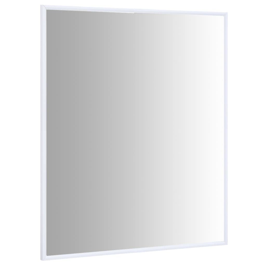 vidaXL Specchio Bianco 80x60 cm