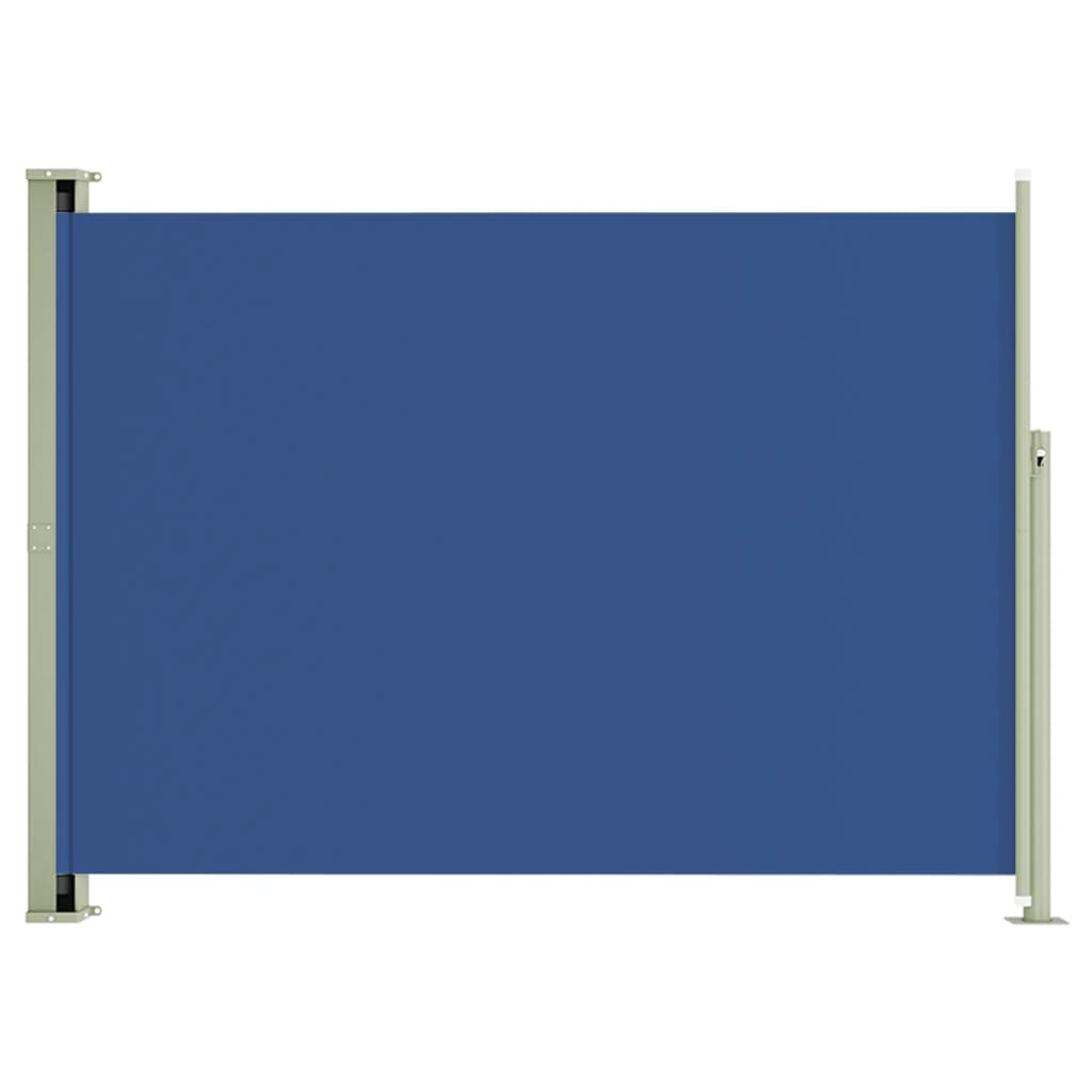 vidaXL Tenda Laterale Retrattile per Patio 220x300 cm Blu