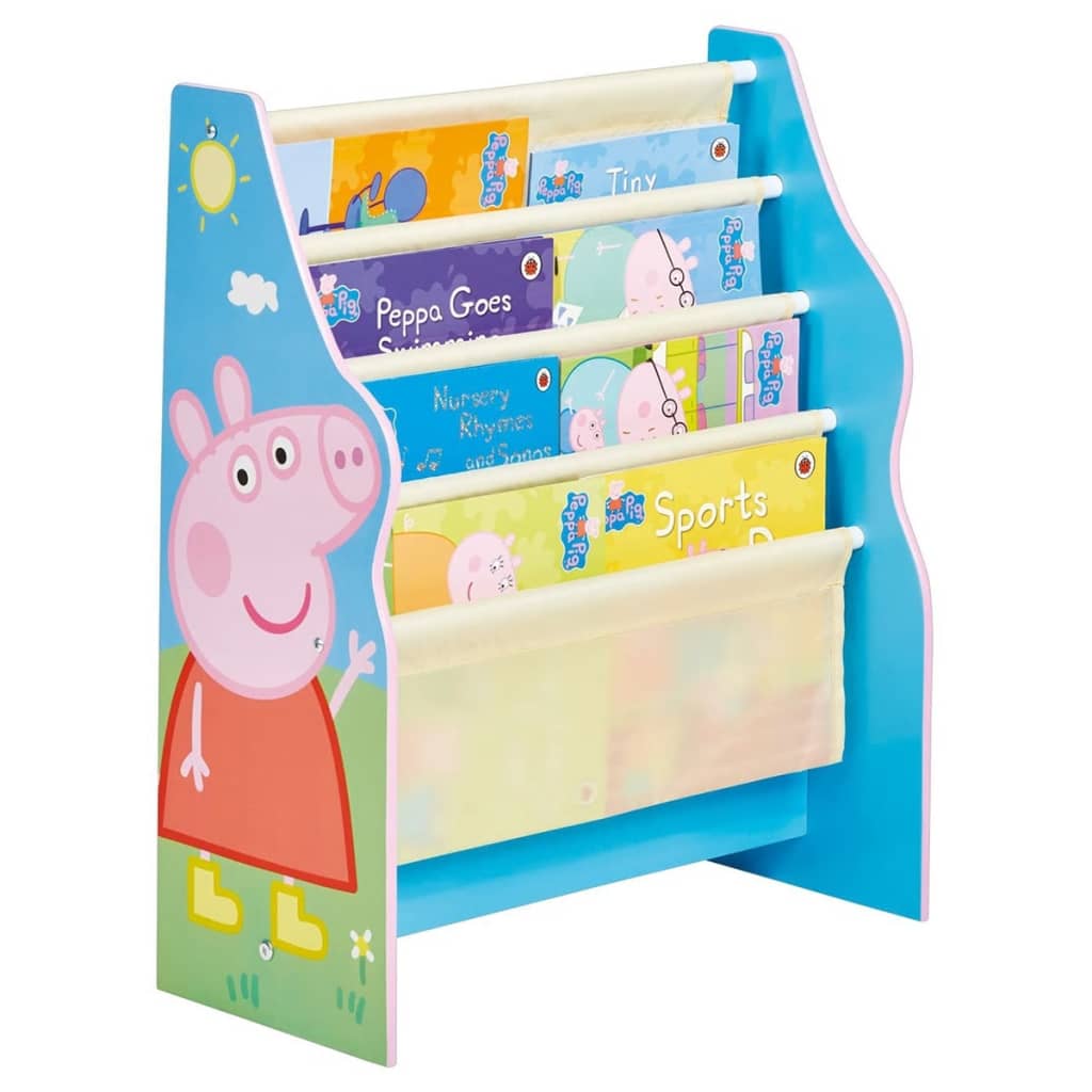 Peppa Pig Mensola per Libri per Bambini 51x23x60 cm Blu WORL213012