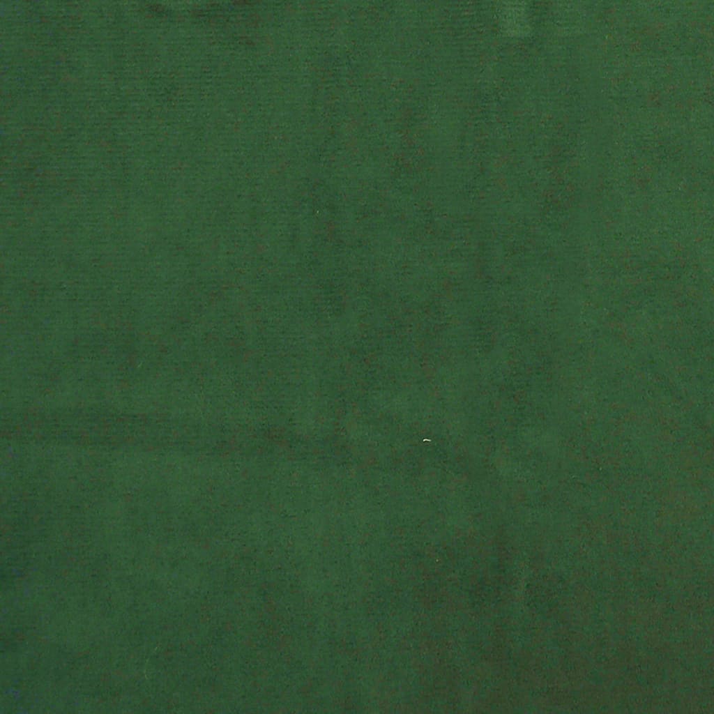 vidaXL Sgabello Rotondo con Contenitore Verde in Velluto