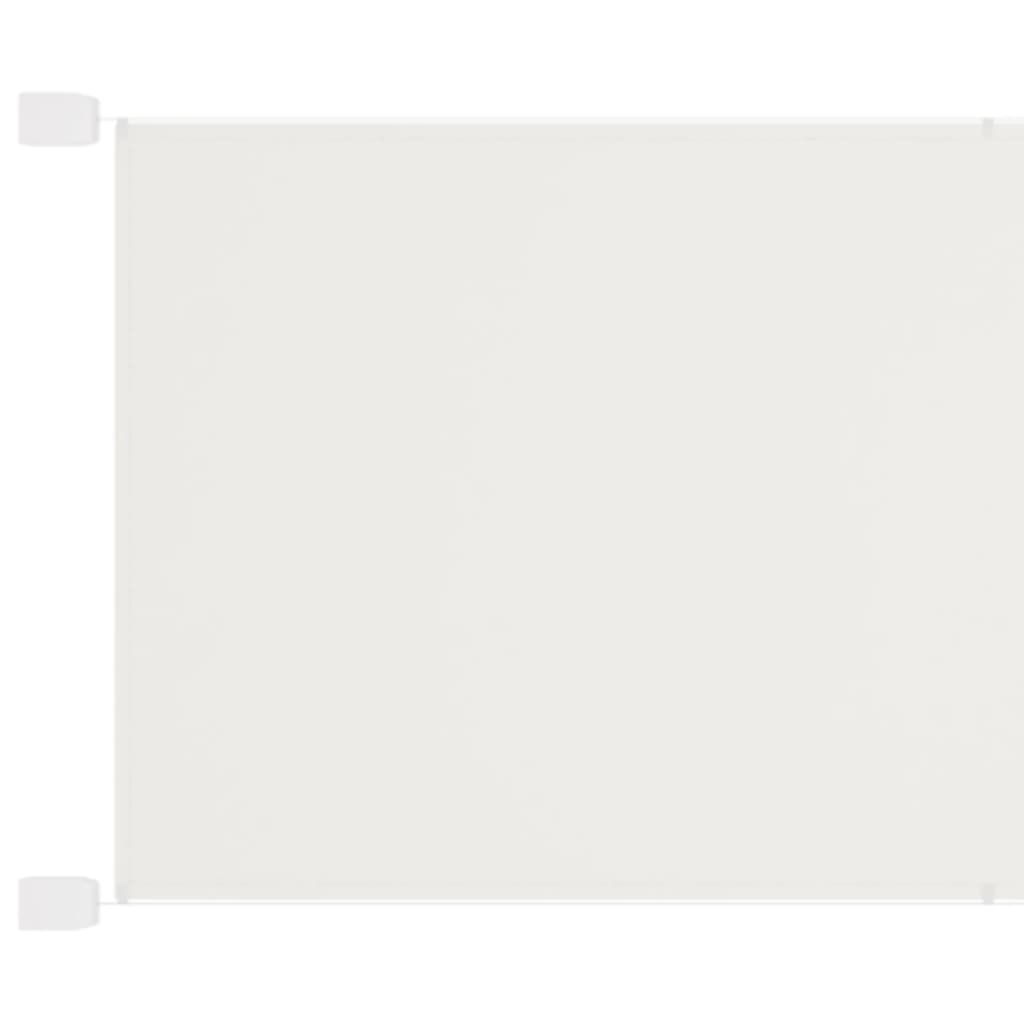 vidaXL Paravento Verticale Bianco 100x360 cm Tessuto Oxford