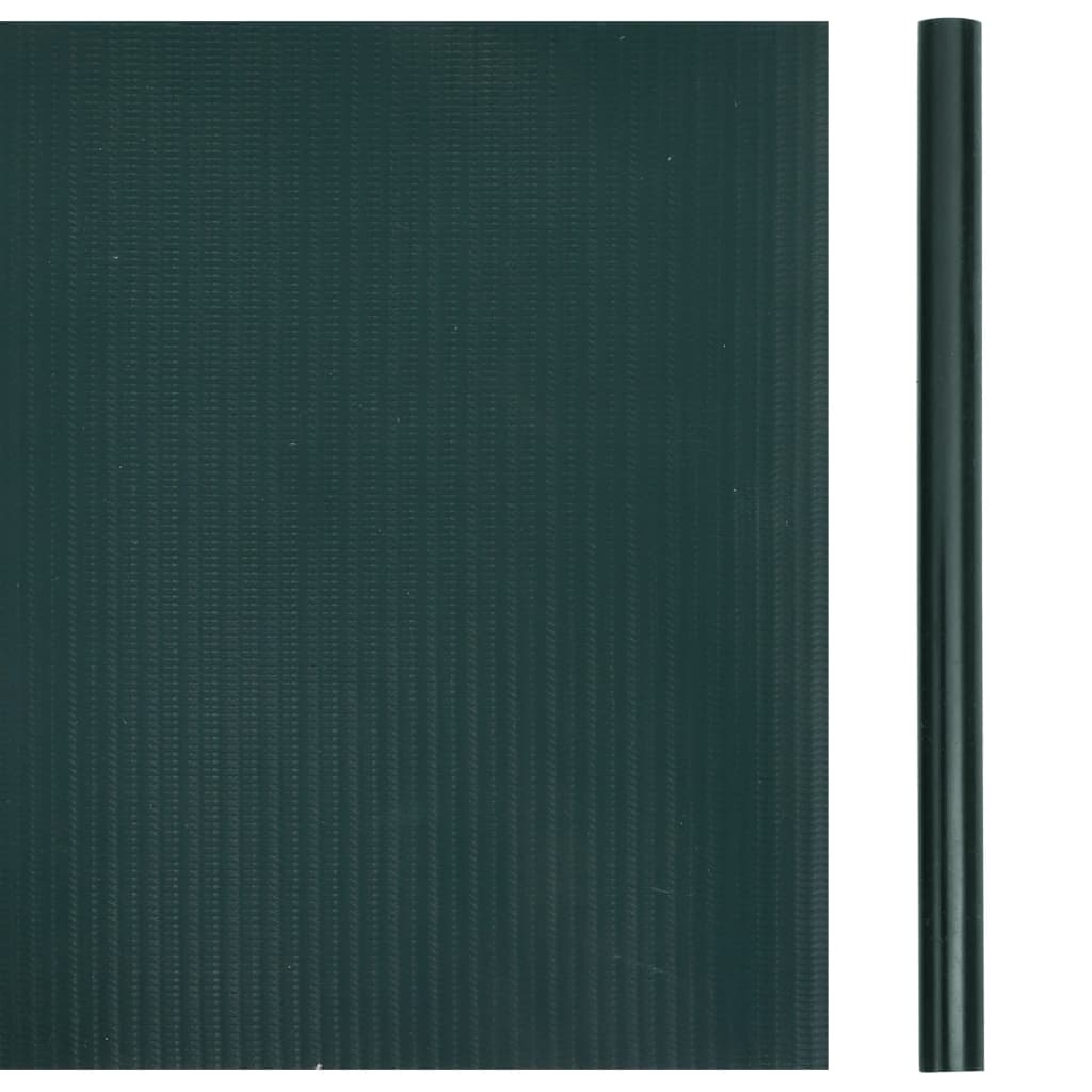vidaXL Recinzione Frangivento 4 pz in PVC 35x0,19m Verde Opaco