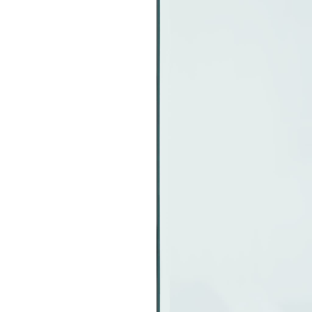 vidaXL Lastra in Vetro per Caminetto Rettangolare 120x60 cm