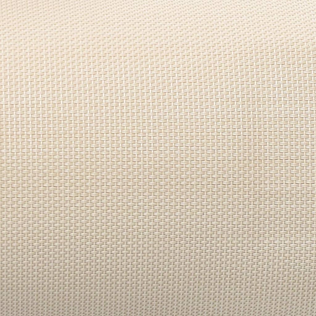 vidaXl Poggiatesta per Sdraio Crema 40x7,5x15 cm in Textilene