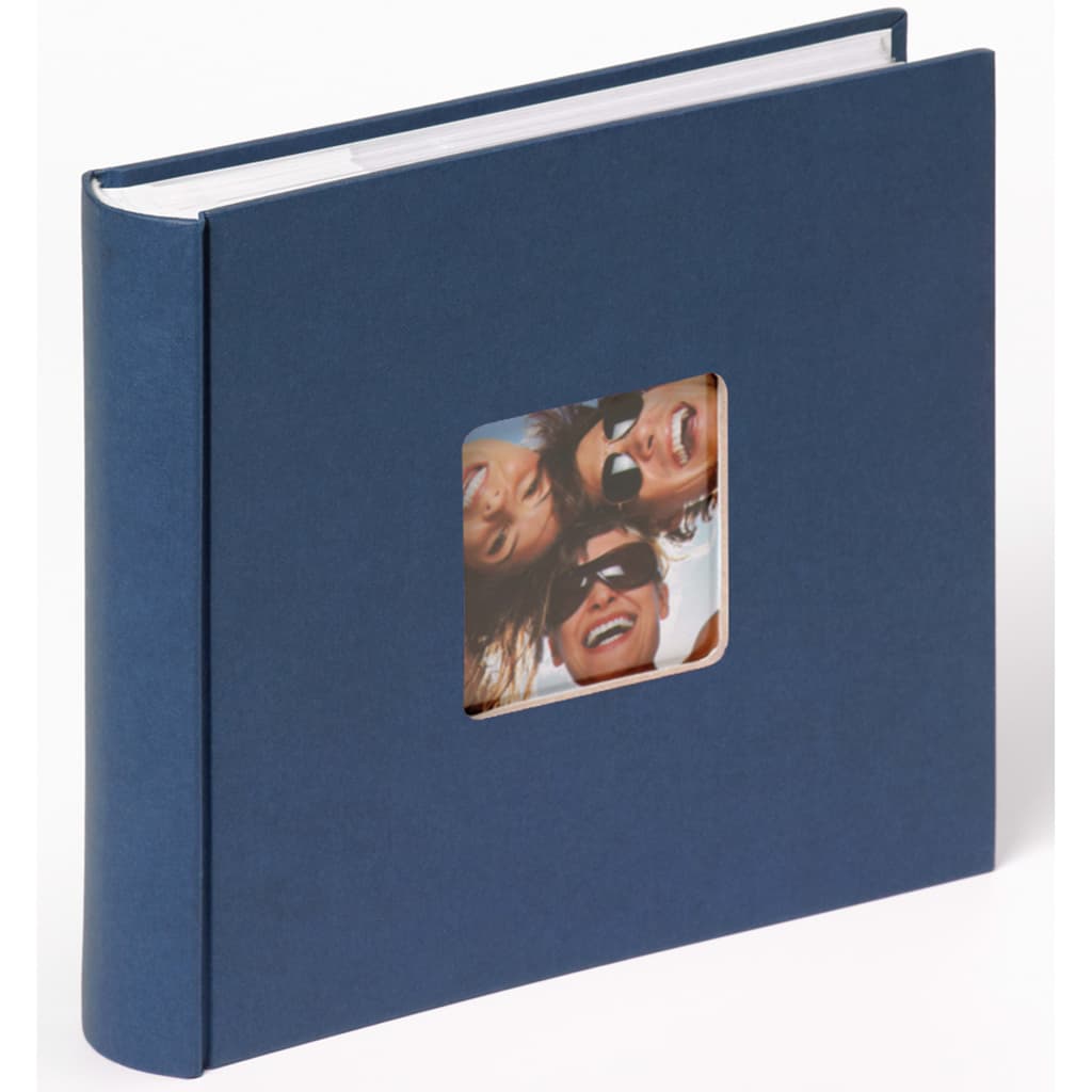 walther design album fotografico blu 200 foto 13 x 18 cm memo insert