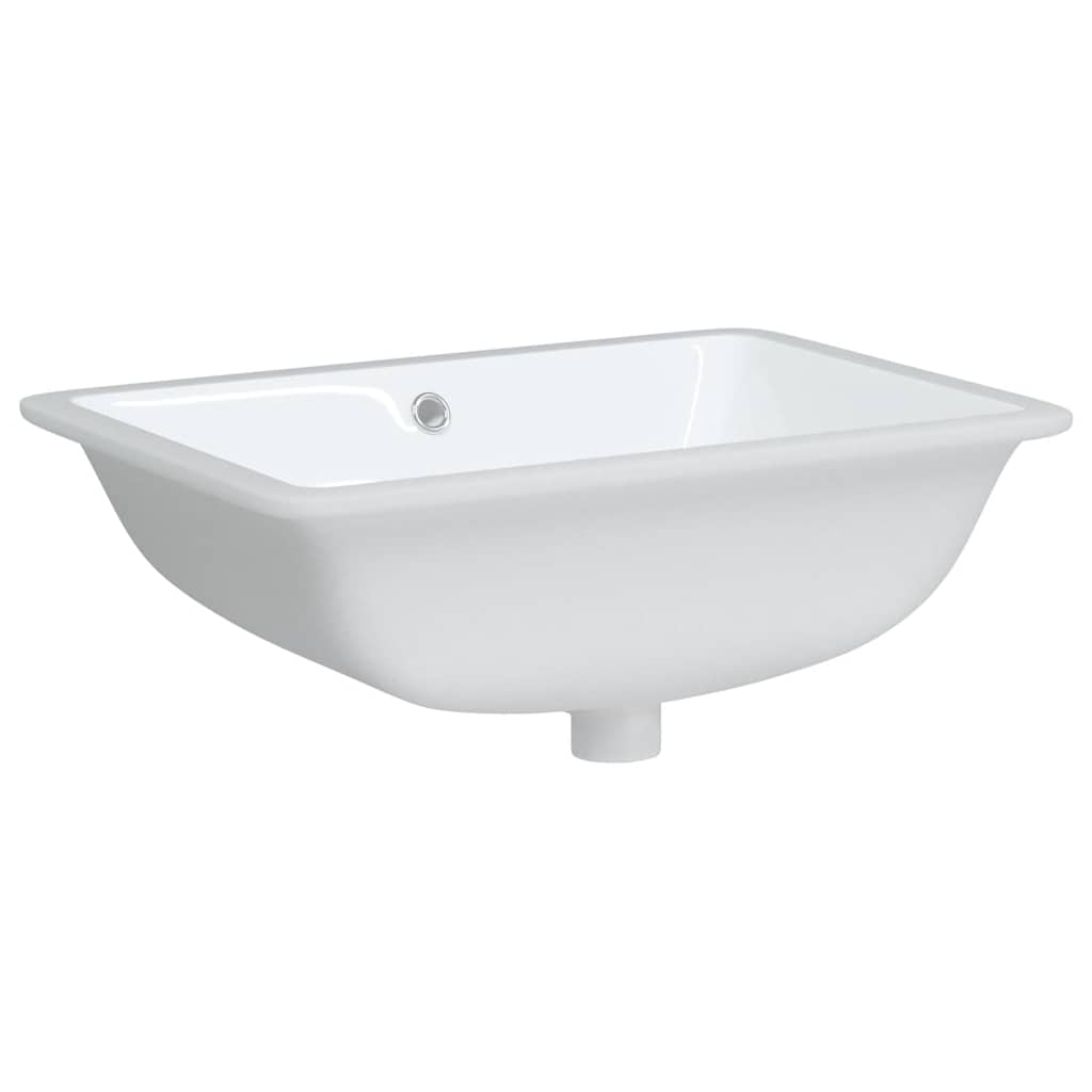 Lavandino | Lavabo A Parete Bianco 40x40x24 Cm In Resina CFW676262 | Leroy Merlin - Foto 2
