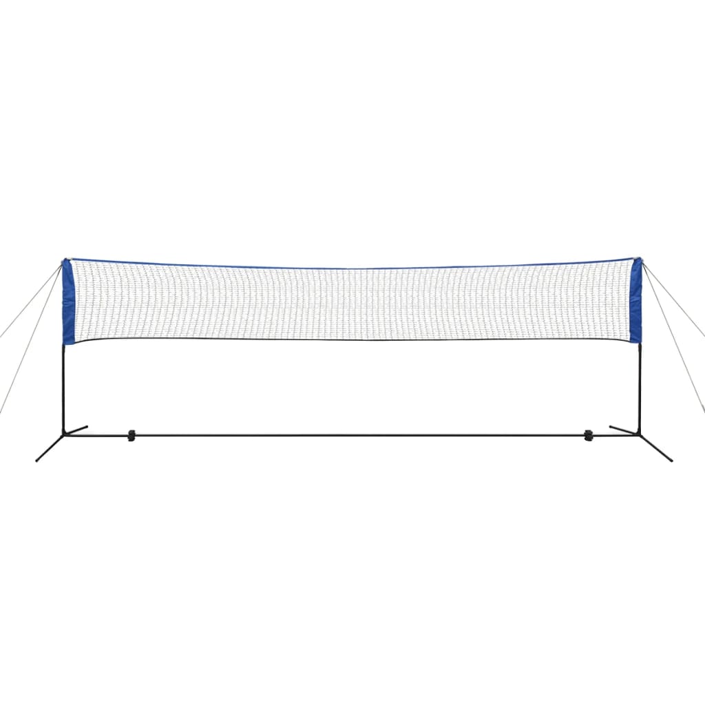 vidaXL Set Rete da Badminton con Volani 500x155 cm