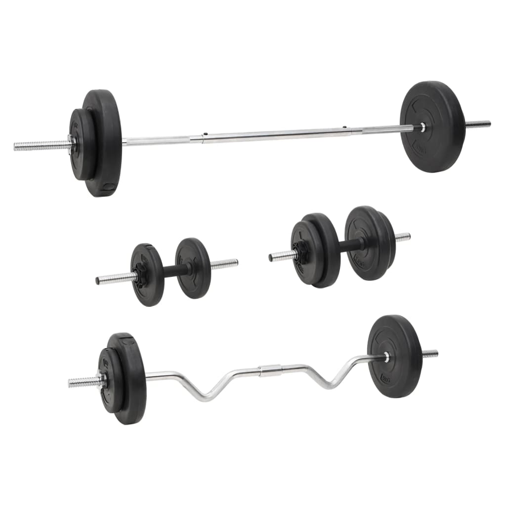 Set Bilanciere E Piastre Pesi Marcel - 26kg O 60kg, Bilanciere Cromato 30mm - Foto 6