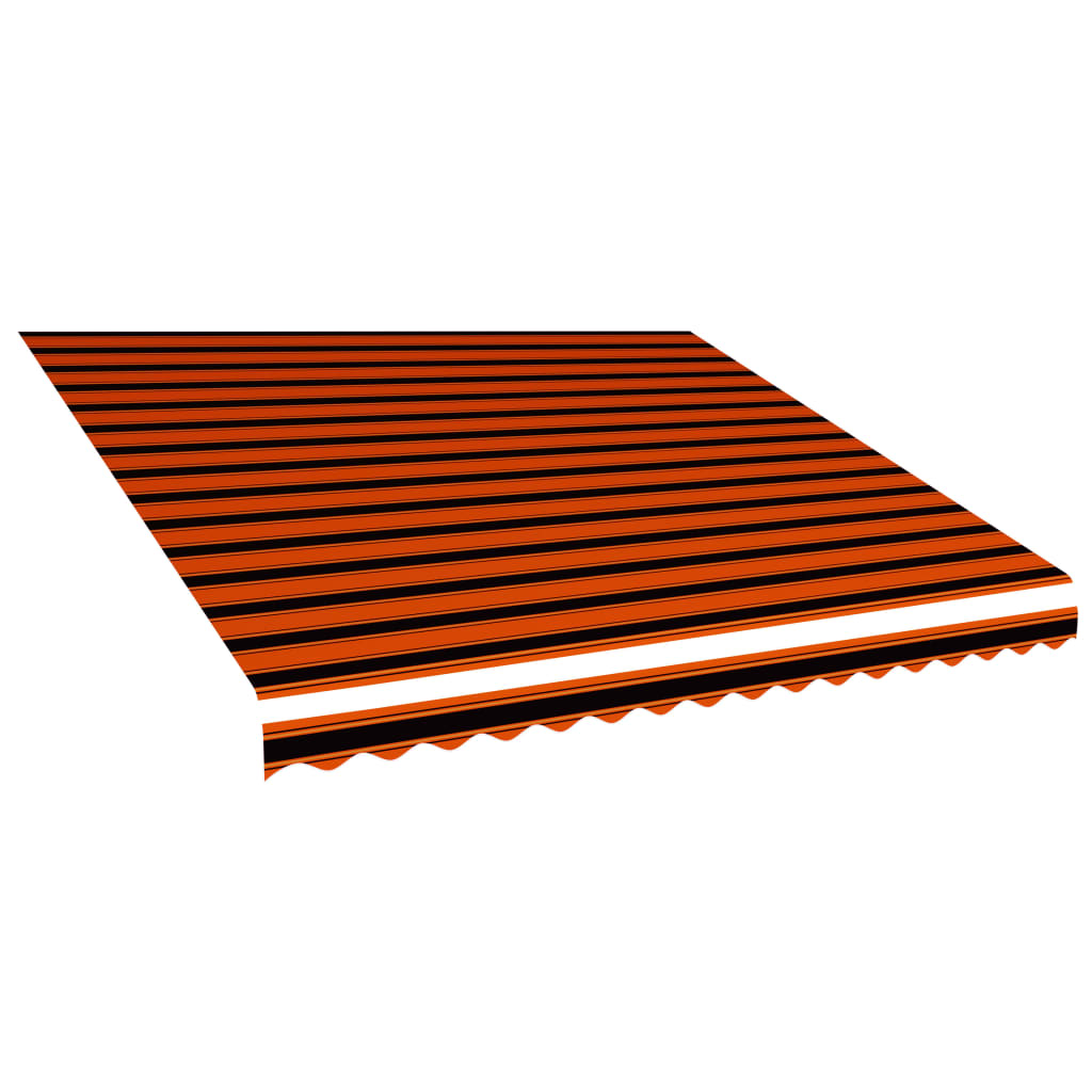 vidaXL Tenda da Sole in Tela Arancione e Marrone 400x300 cm