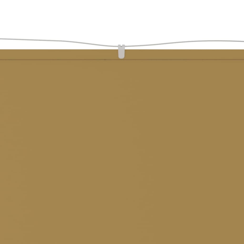 vidaXL Paravento Verticale Beige 140x360 cm in Tessuto Oxford