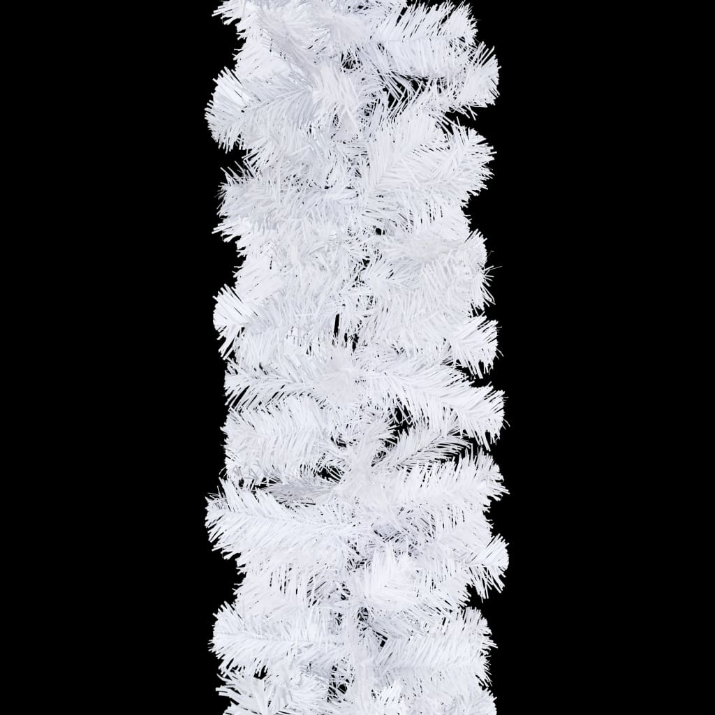 vidaXL Ghirlande Natalizie 4 pz Bianco 270 cm PVC