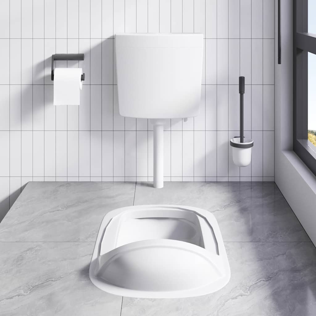 Sciacquone WC Con Ingresso Acqua Dal Basso – 3/6 Litri, Colore Verde Oliva, Cassetta Con Doppio Pulsante - 5