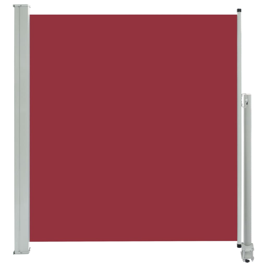 vidaXL Tenda da Sole Laterale Retrattile per Patio 140x300 cm Rossa