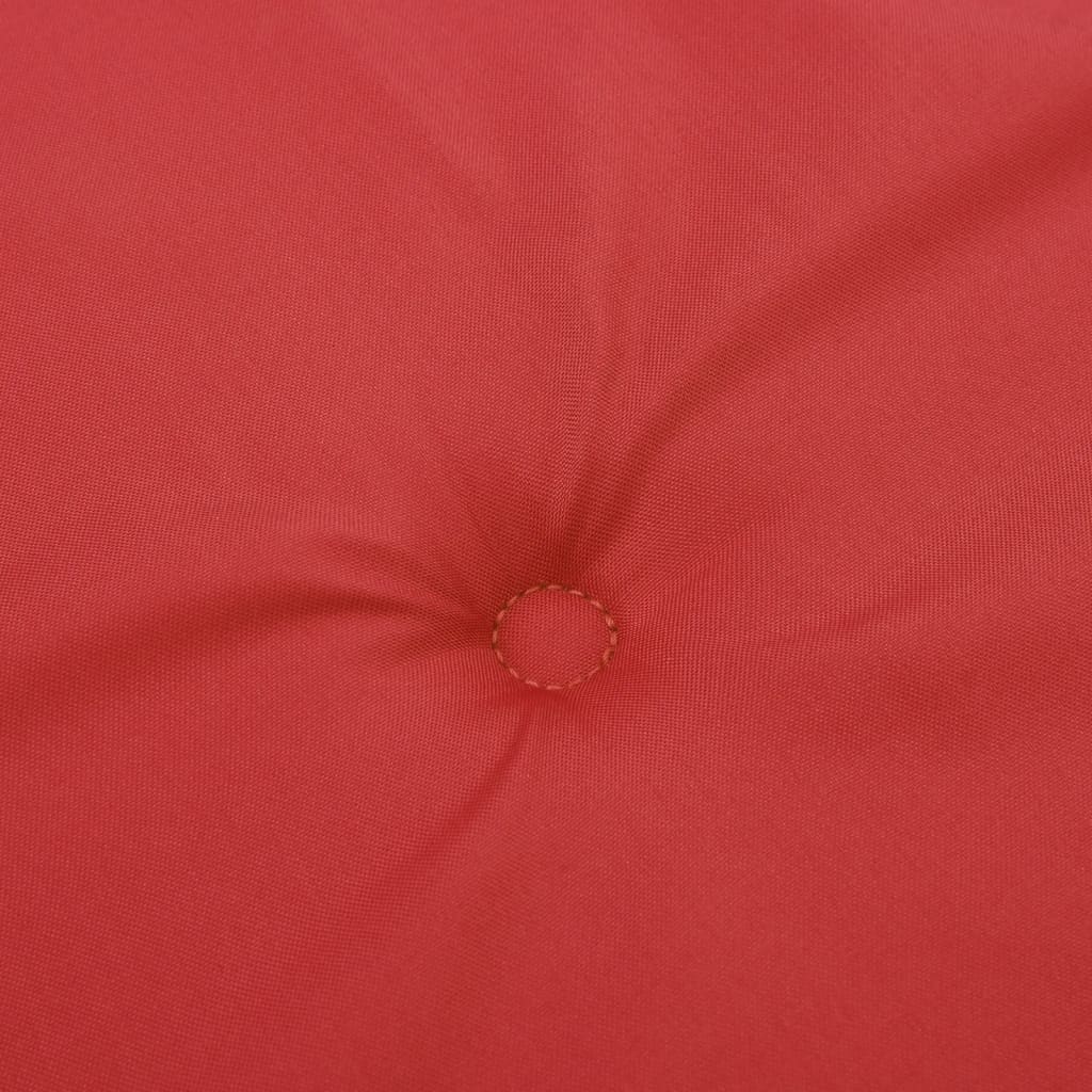 vidaXL Cuscino per Panca Rosso 100x50x3 cm in Tessuto Oxford
