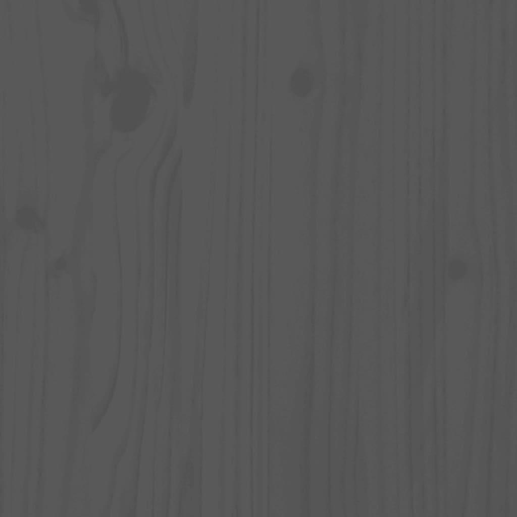 vidaXL Fioriera da Giardino Grigia 62x30x38 cm Legno Massello di Pino