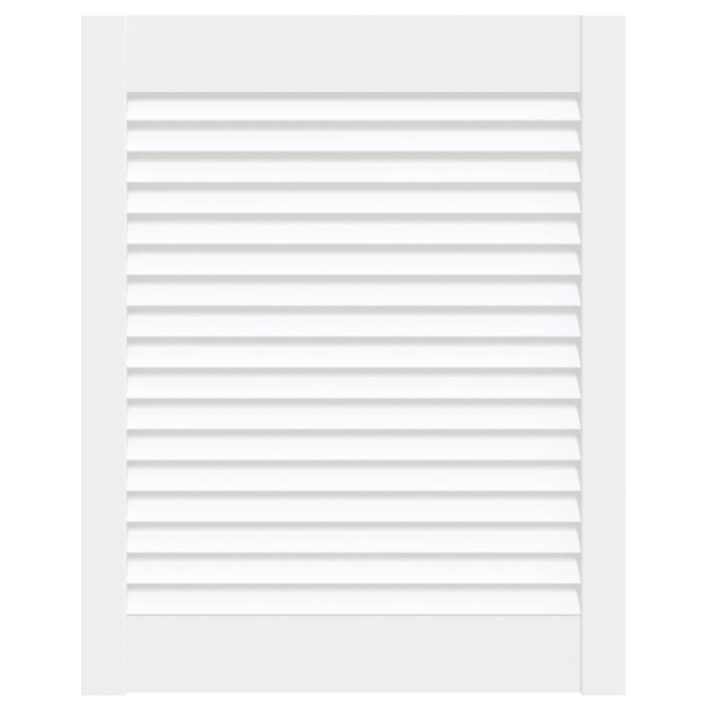 Anta a Lamelle Bianca 99,3x59,4 cm in Legno di Pino 151175