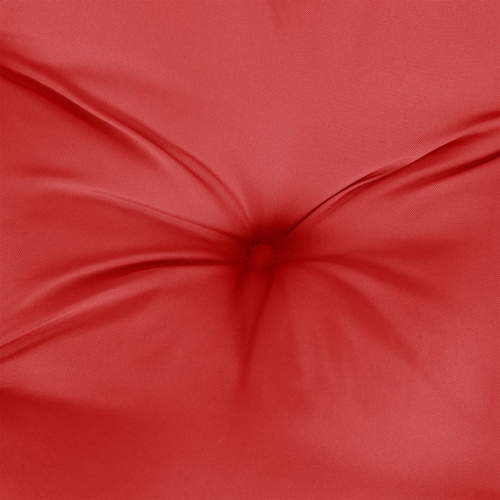 vidaXL Cuscino per Panca Rosso 120x50x7 cm in Tessuto Oxford