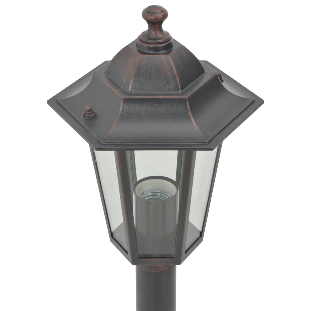 Tavolo da Giardino Bronzo 90x75 cm in Alluminio Pressofuso vidaXL700674