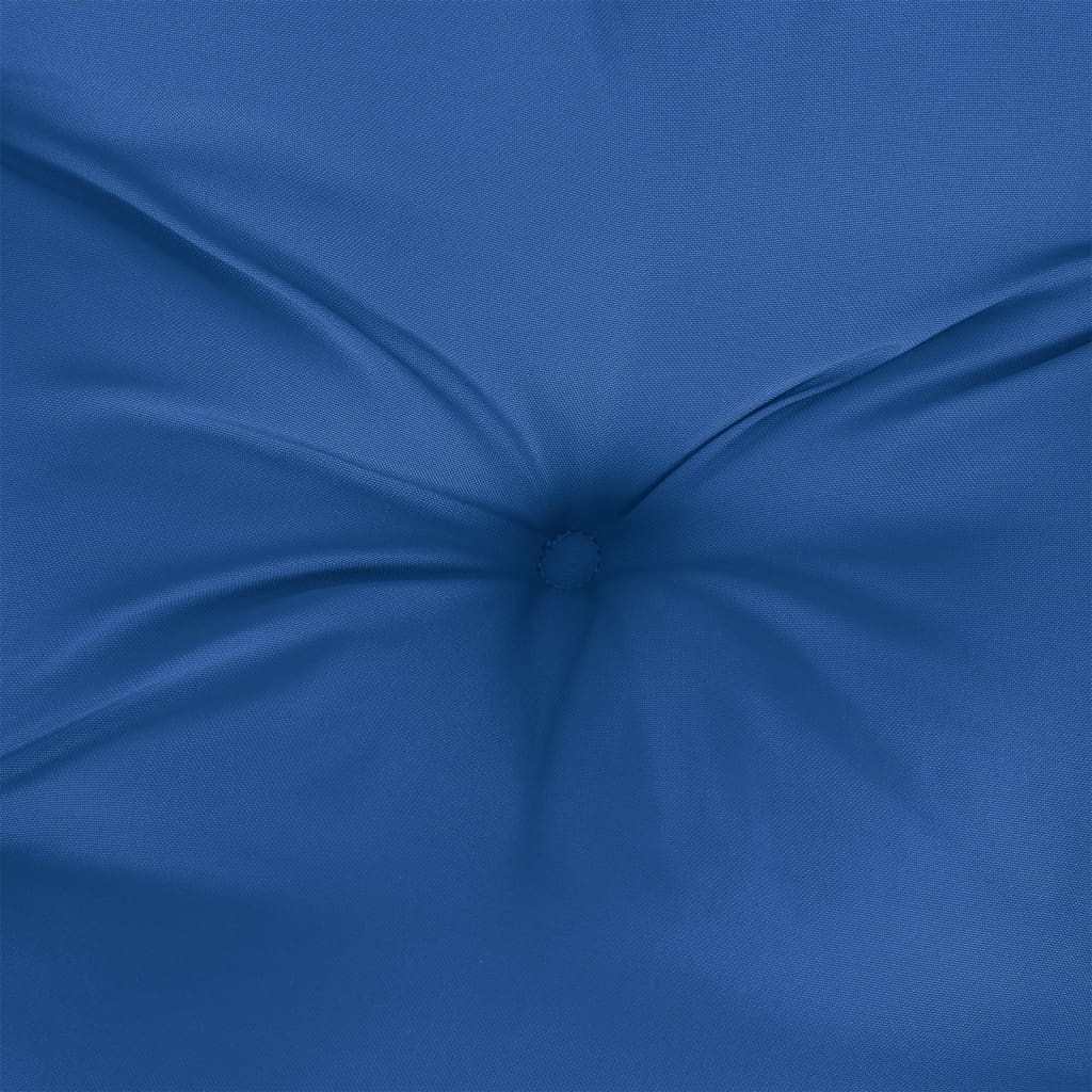 vidaXL Cuscino per Pallet Blu Reale 60x60x12 cm in Tessuto