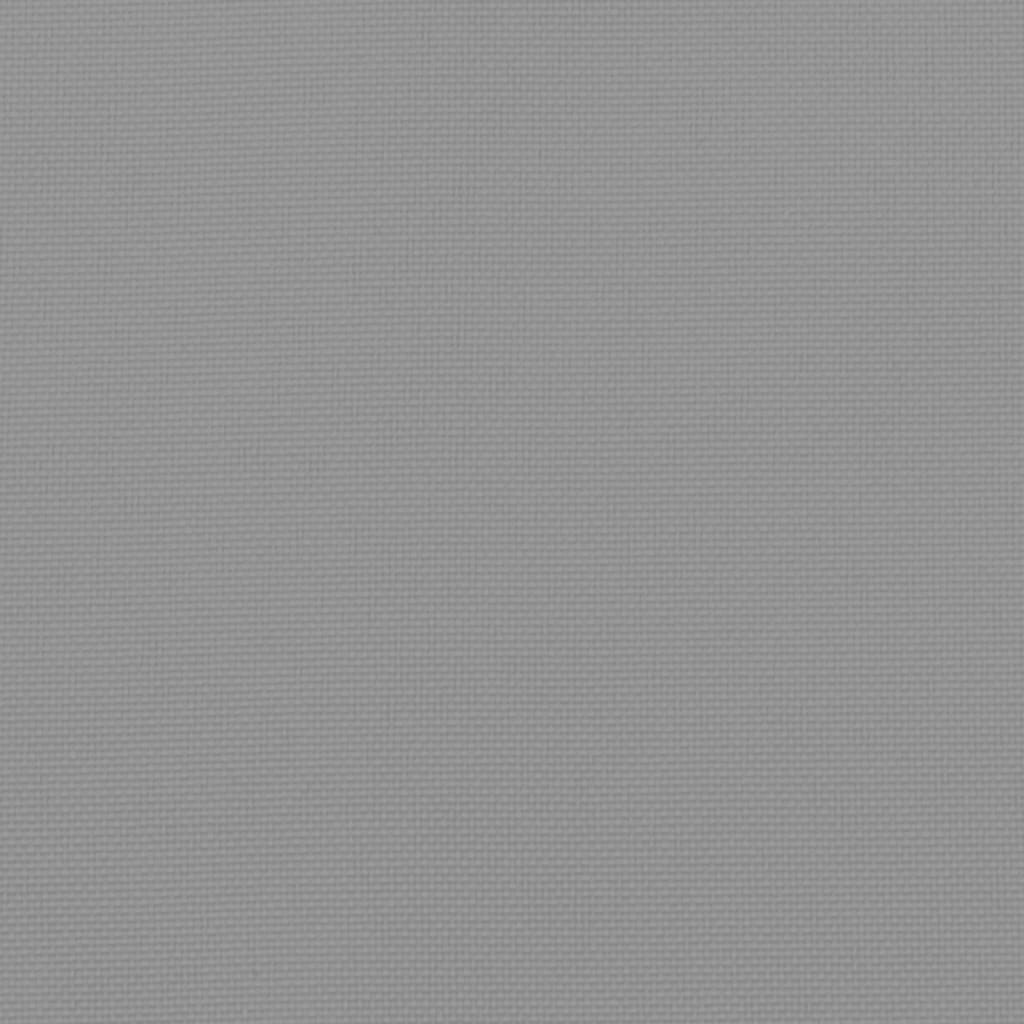 vidaXL Cuscini Panca da Giardino 2pz Grigi 120x50x7 cm Tessuto Oxford