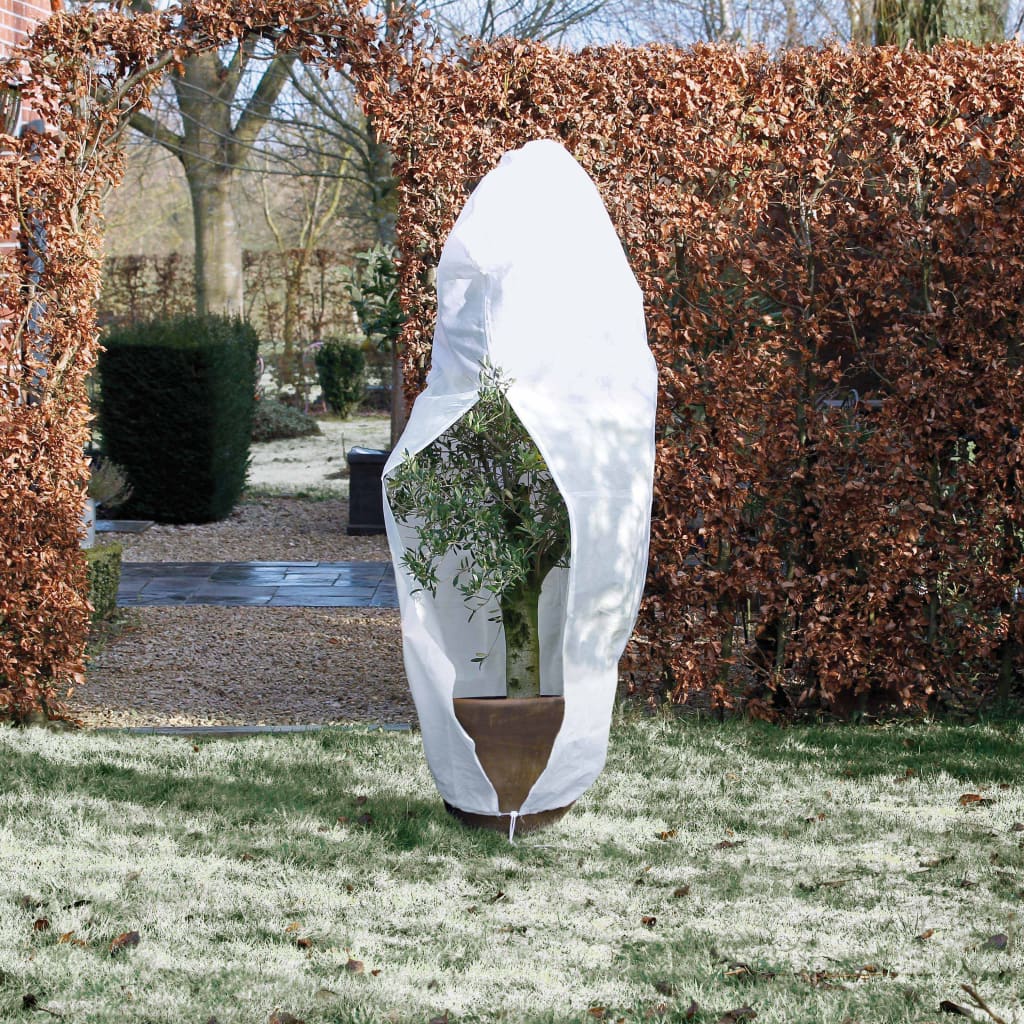 Nature Copertura Invernale per Piante in Pile 70 g/m² Bianco 2,5x2x2 m