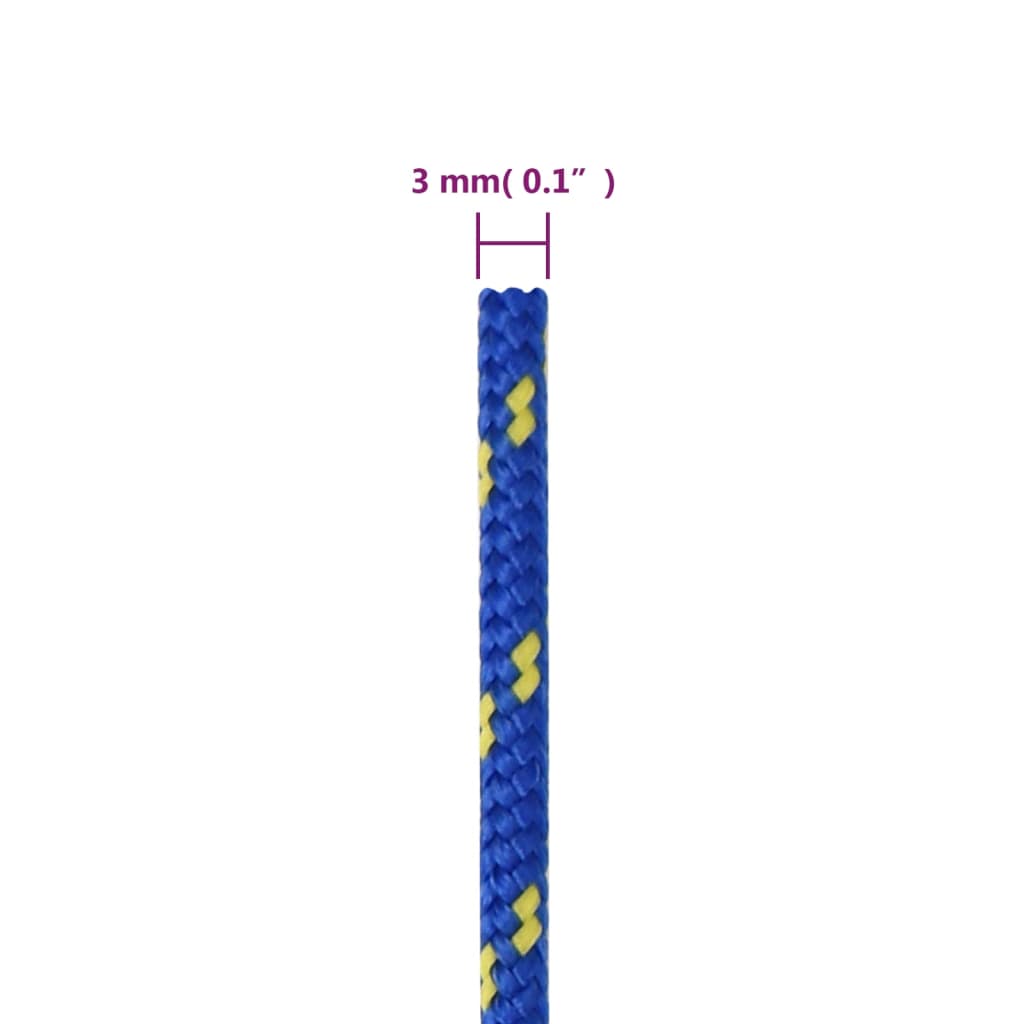 vidaXL Corda Nautica Blu 3 mm 50 m in Polipropilene
